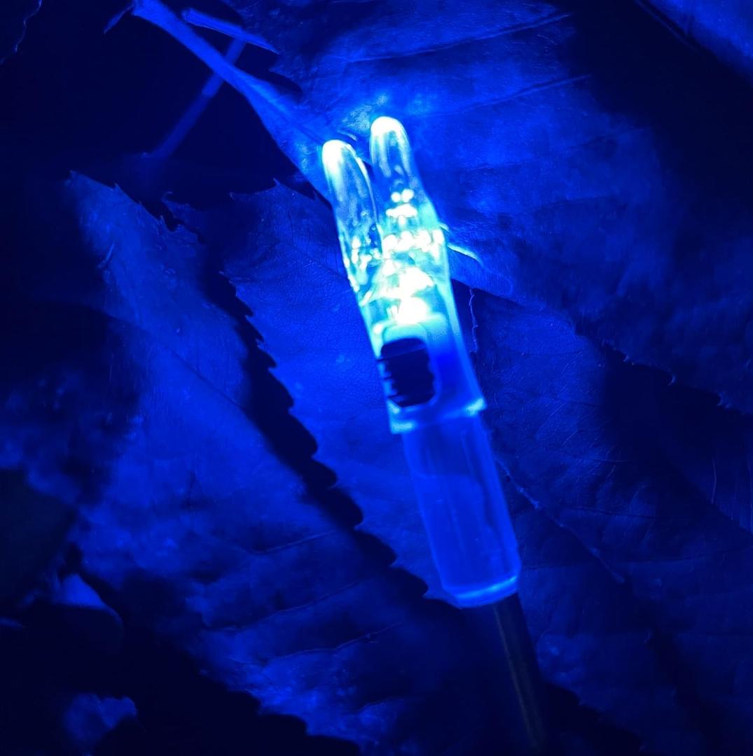 Luminous Arrow Tail Automatic Knocks Tail Lighted Lighted Tail LED Rope Saw Tools Automatic 6 Pack