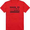 Rapiddominance America Basic Tees (Red, L)