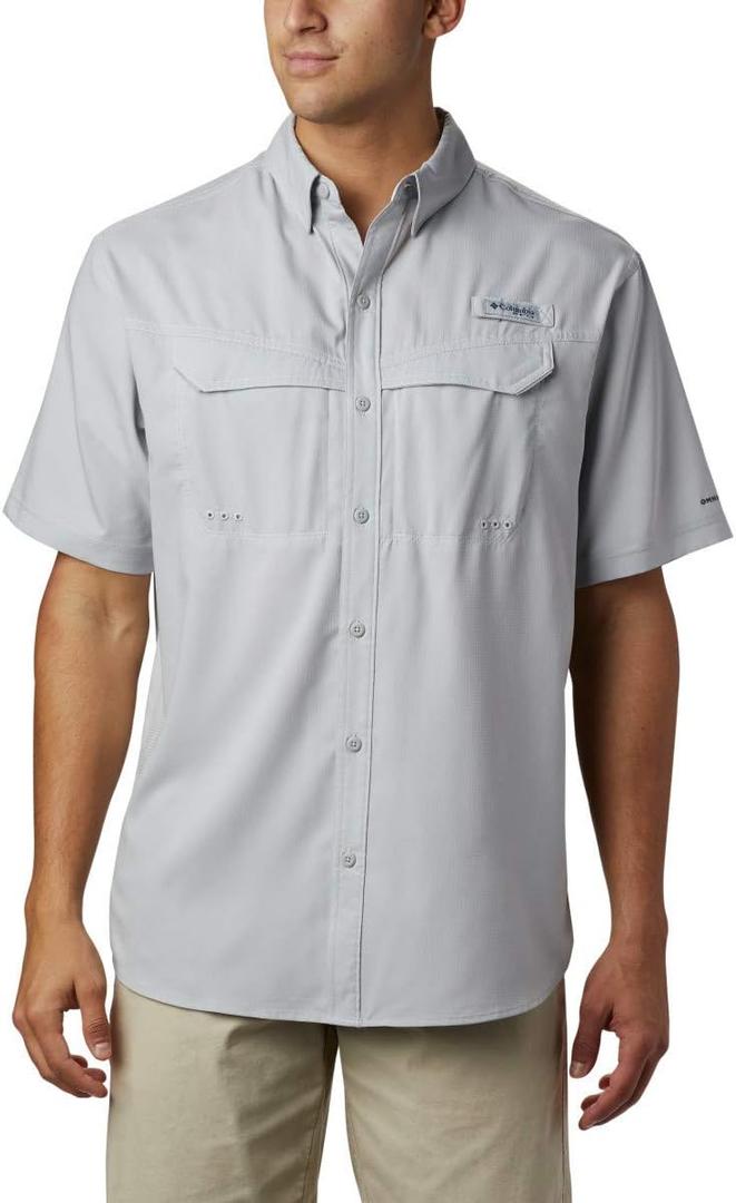 Columbia Men's Low Drag Offshore Short Sleeve Shirt (XX-Large, Cool Grey)