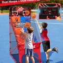 Foldable Basketball Arcade Game for Kids - Toy Gift for Ages 3-8