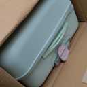 SwissGear 7366 Signature Hardside Expandable Luggage with Spinner Wheels, TSA Lock, Cup-Holder, Clearly Aqua, 3-Piece Set (19/23/27)