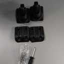 Luggage Wheels Replacement for Suitcase, Spinner Wheels Replacement Parts Roller Suitcase Tourister Travel Trunk Caster Luggage Kit (2 Pcs) (Black H044)