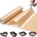 Silicone Baking Mat Roll - Best German Silicone - Non-slip Silicone Pastry Mat, Non-Stick Reusable Air Fryer Linner, Counter Mat, Oven Liner, Freeze Dryer Mat - 16IN x 8FT (Beige)