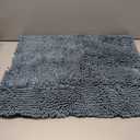 Bathroom Rugs Bath Mat Bath Rugs Bath Mats for Bathroom Non Slip Extra Soft Chenille Bath Rug Fulffy Shag, Indoor Rug Carpet for Entry Living Room (Cool Blue, Extra Large 24" x 36")