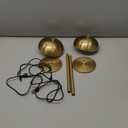 Cordless LED 12" Small Table Lamps Set of 2, Modern Portable Desk Lamp, 3 Color Dimming Rechargeable Battery Lights, for Bedroom, Outdoor, Restaurant, Bedside, Baby Night Light, Gifts (Gold)