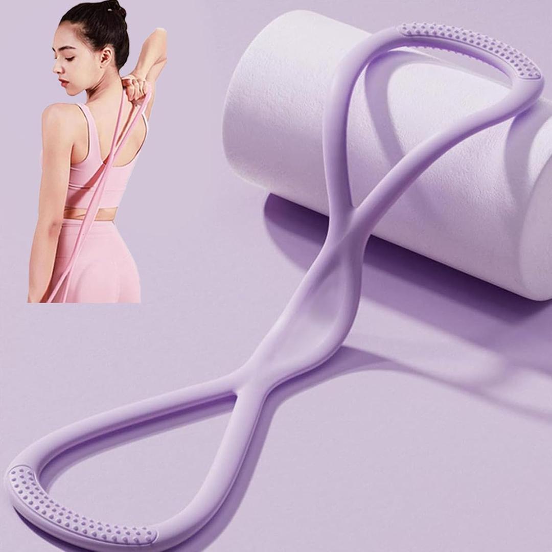 Resistance Bands with Handles,Figure 8 Resistance Band Elastic Fitness Bands Exercise Band for Home Yoga Gym Workout