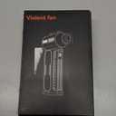 Compressed Air Duster, 130,000RPM Ultra-Powerful Cordless Electric Air Duster with 8000mAh Rechargeable Battery, 4-Gear Adjustable Air Blower for Keyboard, Computer, Car, Home Cleaning (Black)