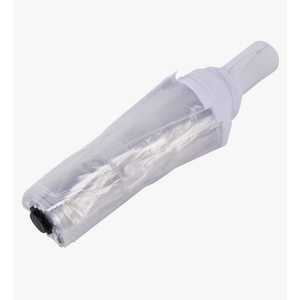 ransparent Umbrella Automatic Umbrella Women Men Umbrella Folding Windproof Style Clear Umbrella,Transparent & White Border
