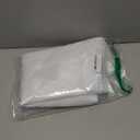 YellyHommy Stall No Hook Shower Curtain with Snap in Fabric Liner Set Less Time White Waffle Shower Curtain for Bathroom 75" L x 60" W