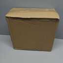 IEEK Small Waste Basket Slim Trash Can 3.2 Gallon/12L Clear and White Garbage Can Rectangle Plastic Wastebaskets Container Bin for Narrow Spaces Office,Bathroom, Bedroom,Kitchen,Living Room,Study