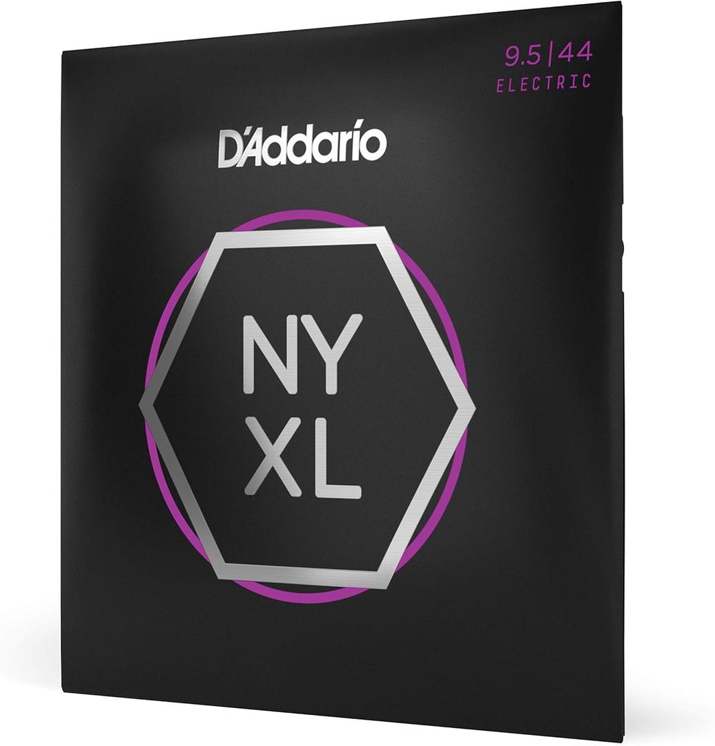 D'Addario Guitar Strings - NYXL Electric Guitar Strings - NYXL09544 - Unrivaled Strength, Tuning Stability, Enhanced Mid-Range - For 6 String Guitars - 9.5-44 Super Light Plus (1-Pack)