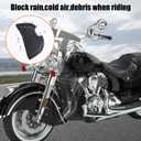AUFER Highway Crash Bar Cover Soft Closeouts Soft Lowers Chaps Leg Warmer Bag Rain Wind Lower Deflectors Guard Cover Compatible With For 2014-2020 Indian Chief Chieftain Thunder Stroke Models