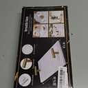 Guest Towel Holder Tray for Bathroom - White Marble-Tray - Napkin Holder for-Bathroom - Paper Hand Towel Holder.