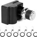 onlyfire Grill Igniter Replacement Kit for Home Depot Nexgrill 720-0830X 720-0830H 720-0888, 5 Outlet Tact Push Button Spark Igniter with Wires Missing pieces