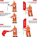 Feather Flag for Business with Pole and Ground Stake - 8ft Open Sign Advertising Banner