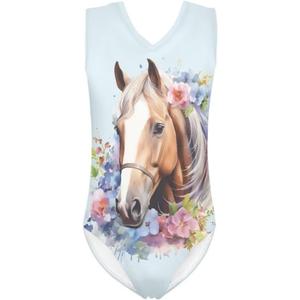 Girls Swimsuits 3-14 Y Cute Bathing Suits for Girls Gymnastic Leotard