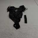 Kaei&Shi Rave Bodysuit Corset For Women, Leather Bodysuits Fishnet Body Suit Suits Plunge Deep V Lingerie Womens, Corsets Sexy Tops Top Bottle Girl, Latex Dominatrice Outfits Bdsm Black Large