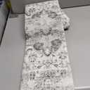 AMOAMI-2X6 Runner Rug-Washable Runners for Hallways-Soft Non Slip Bedside Rugs for Bedroom-Vintage Long Rug for Hallways Entryway Laundry Room Stair Kitchen Bathroom Beige