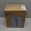 Small Single Serve Coffee Maker, Fast Brew One Cup Coffee Machine for K Cup and Grounds, 6 to 12 oz. Brew Sizes, Capsule Coffee Machine with Descaling Reminder and Viewing Tank, Black (9.45 Inches)