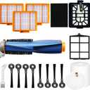 Replacement Parts Compatible with Shark AV2511AE AV2501S AV2610WA AV2501AE RV2502AE RV2610WA RV2520 AV2510 Accessories Kit with Main Brush,Filters,Foam Filters,Primary Filter,Side Brushes