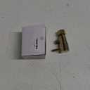 Westbrass A105QR-01 Round Lever 1/4-Turn Angle Stop 1/2" Copper x 3/8" Compression, 1-Pack, Polished Brass