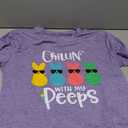 Happy Easter Shirts for Women Funny Rabbit Bunny Shirt Easter Short Sleeve Holiday Tee Tops, M