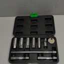 10PCS 3/8" Drive Magnetic Spark Plug Socket Set, Swivel Spark Plug Socket, 9/16", 5/8", 3/4", 13/16", 14, 16, 18mm, Universal Joint & Extension Bar, CR-V, Enhanced Magnetic Design