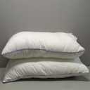 JOLLYVOGUE Pillows Queen Size Set of 2, Medium Supportive Bed Pillows with Super Soft Down Alternative Fill, Luxury Fluffy Hotel Quality for Side, Back, and Stomach Sleepers