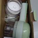 4 in 1 Handheld Electric Food Cutter Set, Kitchen Gods Wireless Food Processor for Fruits, Vegetables and Meat Green