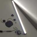 KAISITE Bathroom Vanity Light - 30 Inch Black Dimmable Modern LED Light Fixture Over Mirror