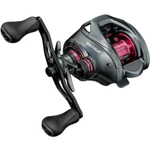 SEASIR DCast Baitcaster Reel, Digital Control Fishing Reel, Ultralight Baitcasting Reel, Freshwater Saltwater, 6.7oz, Max Drag 18.5LB, 7.3:1, 7+1 BB, Carbon Fiber Washer, Grey & Red