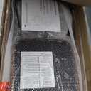 24 Inch Metal Bar stools Set of 2, Upholstered Bar Stools with Removable Back & Metal Legs, Industrial Barstools for Kitchen Island, Cafe 
(Brown Seat, White Legs)