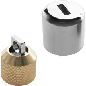 DSL-1 Hose Bibb Lock Fits for 3/4" Faucet Or Hose Spigot, Outdoor Faucet Lock Prevents Water Theft Protect Hose Bibb (Padlock Not Included)