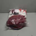 Haysandy Mrs Claus Costume Women Christmas Claus Costume Santa Dress Velvet Hooded Xmas Cosplay Outfit with Gloves (Large, Maroon)