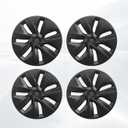 4PCS Gemini Wheel Cover Design for Tesla Model Y Vehicle Cap Full Coverage Hubcaps 19 Inch Decorative Automobile Accessories