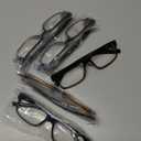 Eyekepper Vintage Reading Glasses for Men - 5 Pack Spring Hinges Classic Readers (Black/Yellow-5pcs All Clear Lens)