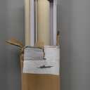 Window Blind Dual Layer Zebra Roller Light Filtering Sheer Shades Window Treatments Privacy Light Control for Day and Night(W26 x H72(Inch), Cream)