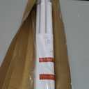 AIZESI Spring Tension Rods Adjustable Tension Curtain Rod Small Tension Rod No Drilling Expandable Spring Loaded Curtain Tension Rod?White,45" to 77"-1Pcs)