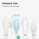 Plaque Control Replacement Heads for Philips Sonicare, Electric Toothbrush Replacement Heads for Adults, White 10 Pack