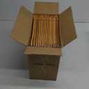 Amber Home 30 Pack Wooden Coat Hangers, Natural Wood Suit Hangers with Non Slip Pant Bar, Clothes Hangers for Shirts, Jackets, Dress, Pant (Natural, 30)