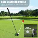 PGM Golf Putter for Men and Women - High MOI Mallet with Easy Alignment - Lightweight Graphite Shaft - Low Center of Gravity for Straighter Putts, 34"