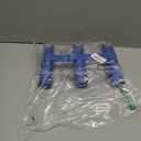 Aluminium Fishing Rod Holders for Boat, Wall-Mounted Fishing Pole Roof Rod Rack,Surf Fishing Rod Holder for Truck, Boats & Yacht (3 Tubes Blue)