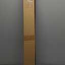 LazBlinds No Tools No Drill Bamboo Roller Shades, Cordless Bamboo Blinds, Light Filtering Roll Up Blinds for Windows, French Door, Porch or Patio, 33'' W x 64'' H, Ceylon Light Russet