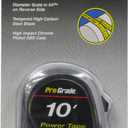 Prograde 1/4" X 10' TAPE MEASURE, CHROME CASE, (42800)