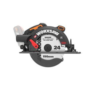 20V 190mm Brushless Circular Saw, 64mm Maximum Cutting Depth, 6,100rpm Cutting Speed, Ultra-Lightweight, Without Battery and Charger, PowerShare Compatible