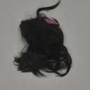 Unisex Short Black Wigs Straight Cosplay Halloween Costumes Wig With Bangs Bob Wig