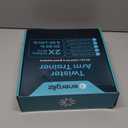 Twister Arm Trainer | Chest Workout Equipment Also for Biceps, Shoulders, Forearms, Back, Legs; Arm Chest Trainer for Men, Women, Beginners, Pros | 2 Spring Sets, 6 Resistance Levels (Blue)