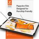 KCT 2 Pack Paperfeel Screen Protector Compatible with iPad Pro 11 inch M5 2025 / M4 2024, Anti-Glare & Matte Film for Drawing/Writing, Compatible with Apple Pencil