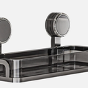 Sturdy Suction Shelf Storage Rack For Bathrooms Kitchens And Bedrooms