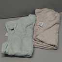 KeaBabies 2-Pack Hooded Baby Towels for Newborn - 30x30 Soft & Absorbent Viscose from Bamboo Baby Bath Towels with Hood for Infant, Toddler,Kids,Boys Girls,Newborn Bath Essentials (Sage, Petite)